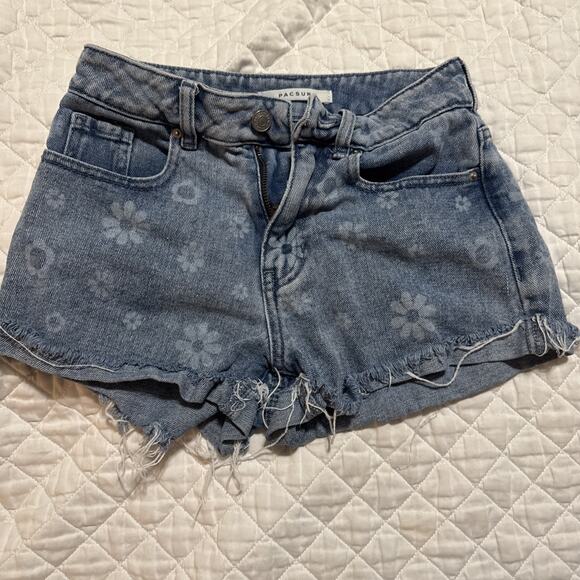 Pacsun Cut Offs Shorts Size 23 - Picture 1 of 10